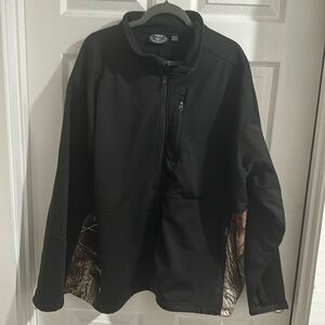 Tag Outdoor Clothing Full Zipper Closure Fleece Jacket Camo Size 2xLLarge